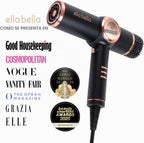 ELLA BELLA® Secador de pelo iónico profesional con difusor \u2022 S...