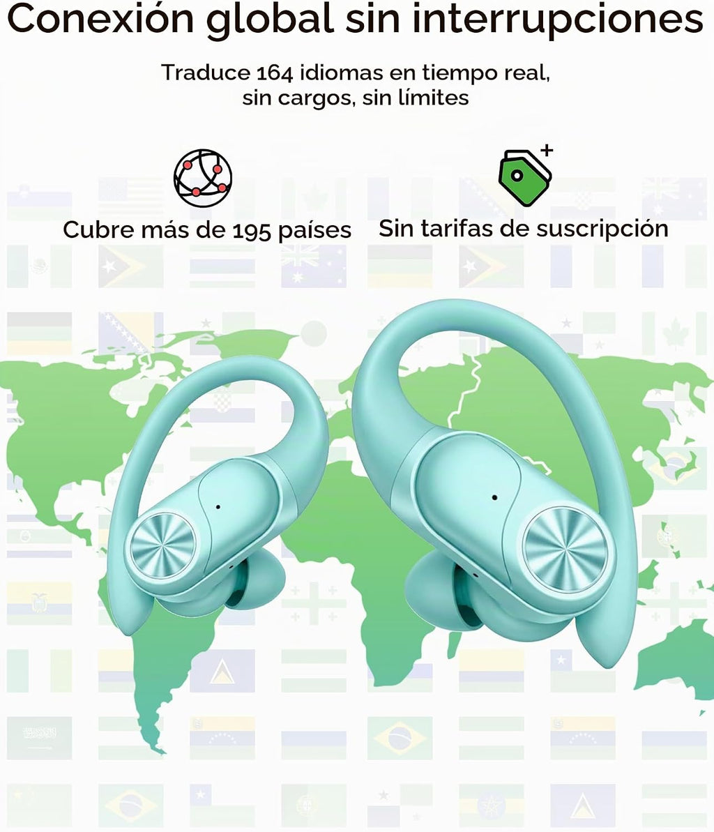 PocBuds - Auriculares Bluetooth inalámbricos 80 horas de reproducci...