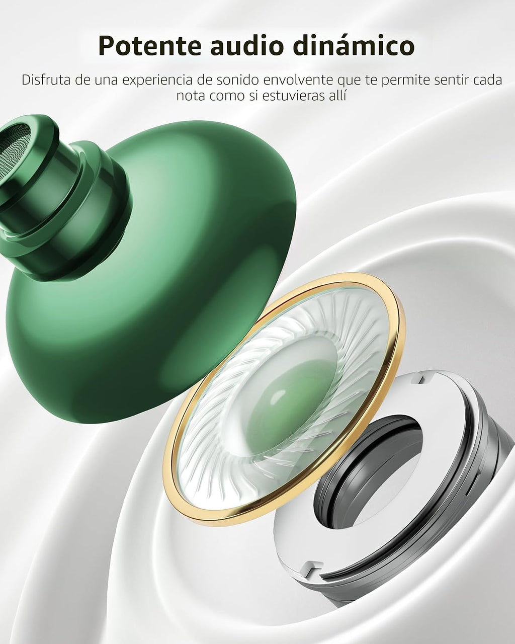 PocBuds Auriculares Bluetooth Inalámbricos 80hrs Tiempo de Reproduc...