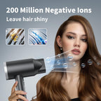 ANNE BETTY Secador de Cabello Iónico con Difusor, Secador de 1800W...