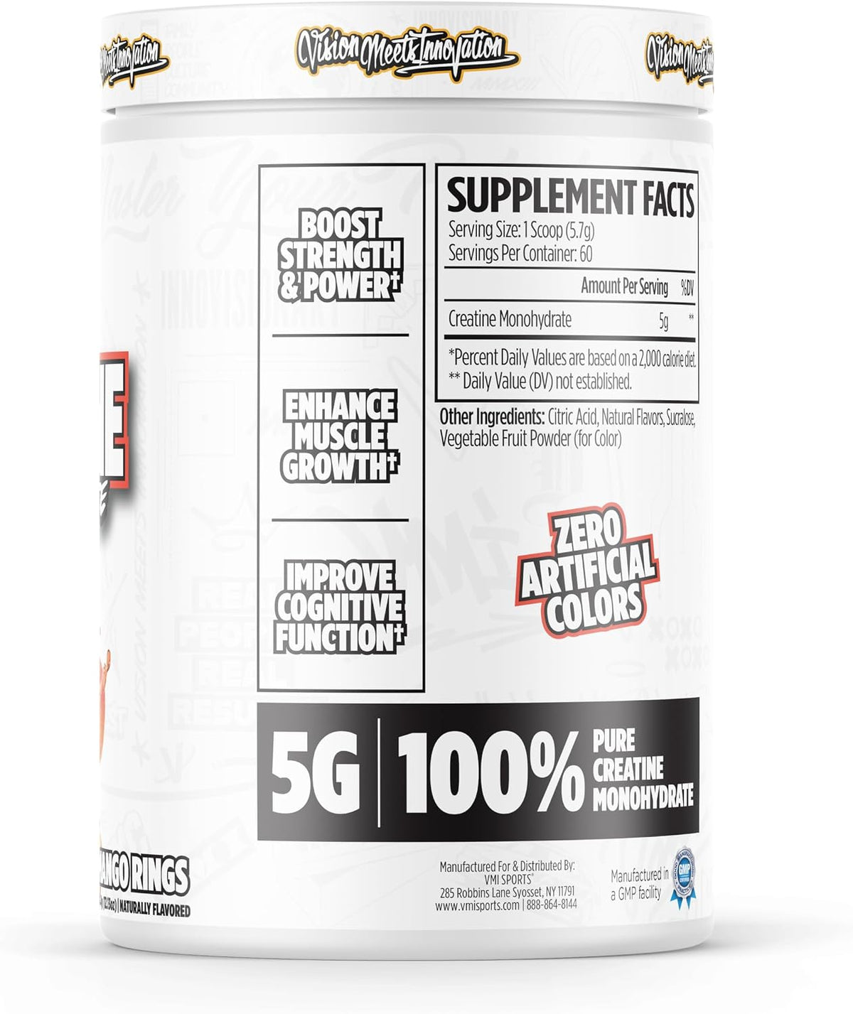 VMI Sports Monohidrato de creatina en polvo masa muscular \u2013 Fu...
