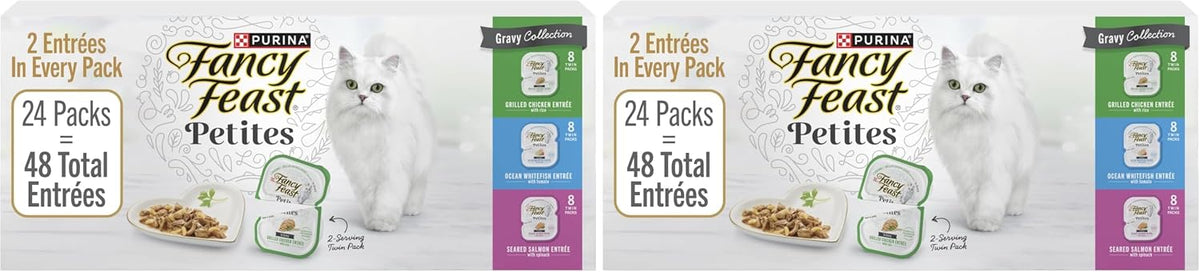 Fancy Feast Purina Gourmet - Paquete variado de alimentos húmedos p...