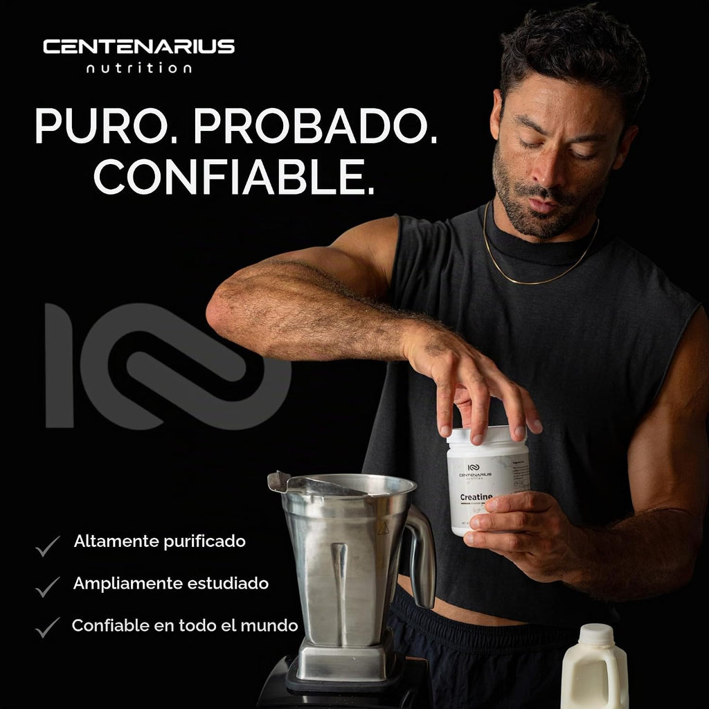 Creapure® creatina monohidrato polvo sin sabor 10.58 oz | Suplement...
