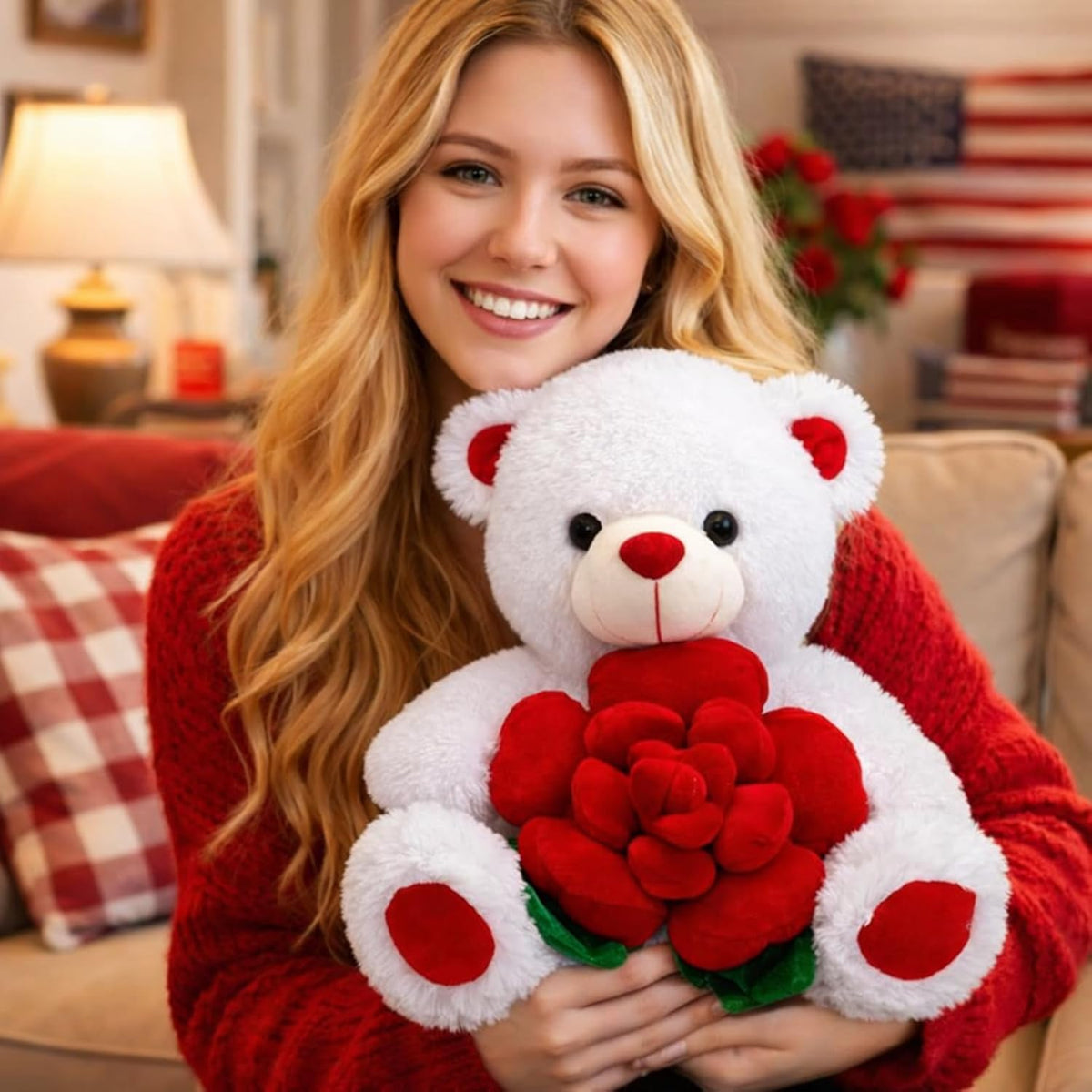 BEJOY Oso de Peluche Animales de Peluche Oso de Peluche Sosteniendo...