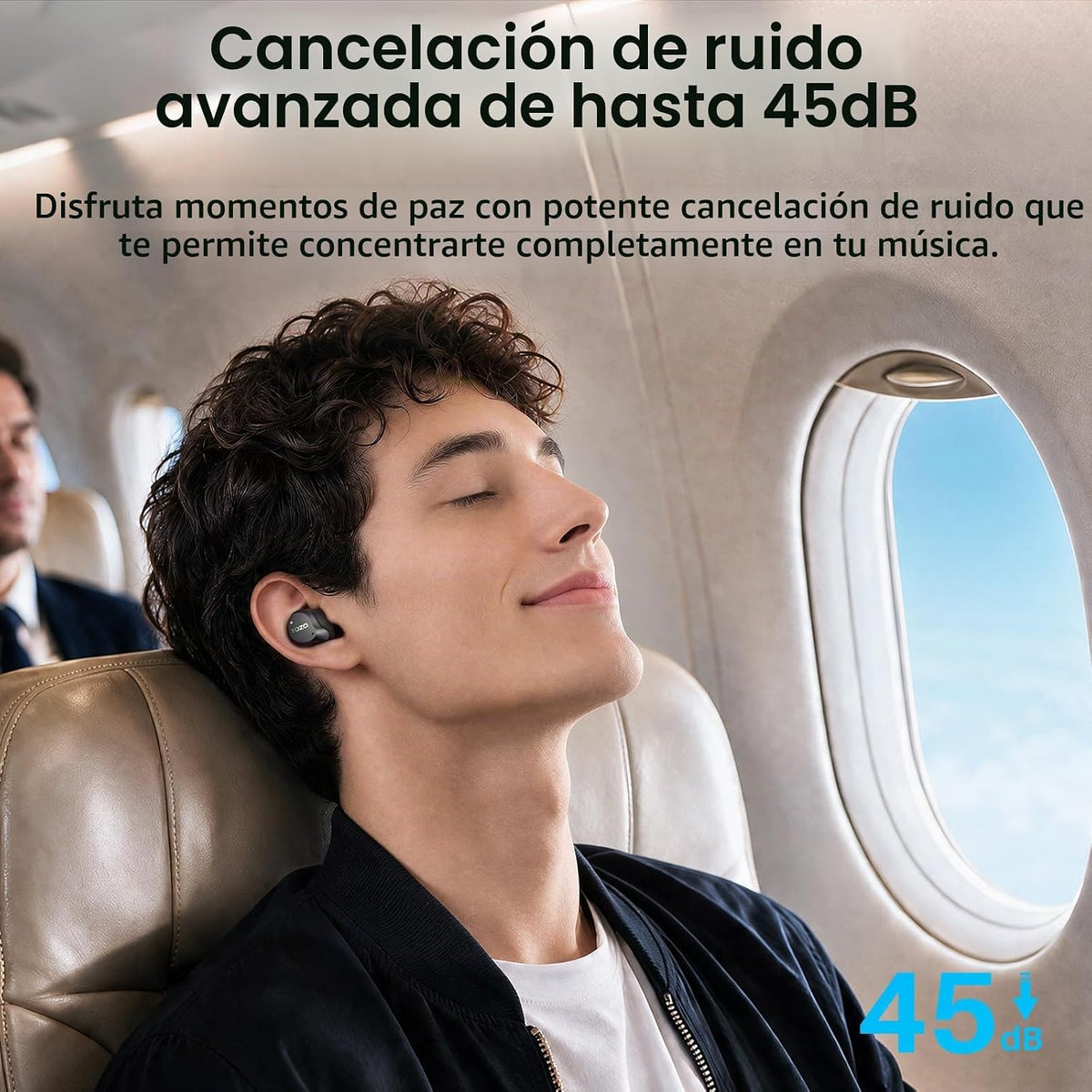 TOZO NC9 Auriculares inalámbricos híbridos con cancelación activa d...