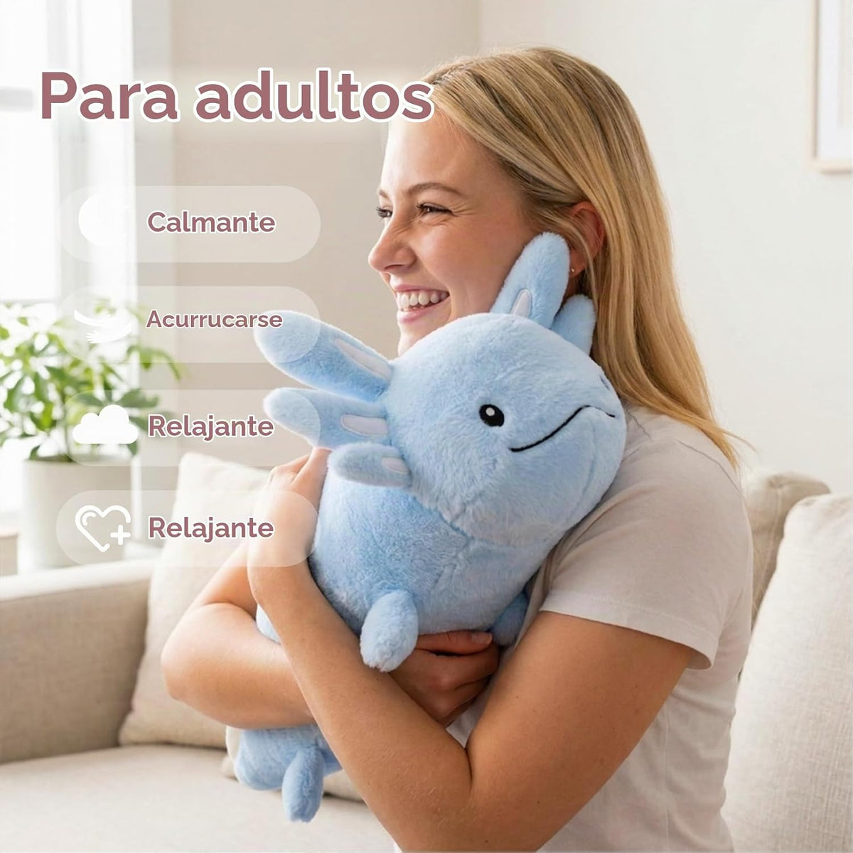 Niuniu Daddy Animales de peluche con peso, 25 en 5 libras, peluche...
