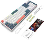 Redragon K668 PRO Teclado inalámbrico para juegos RGB con junta de...