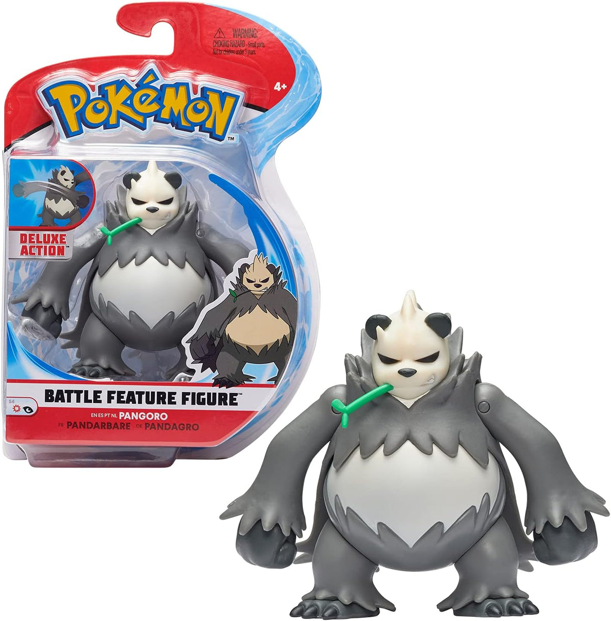 Pokémon - Característica de batalla - Pandarbare (Pangoro) - Figura...