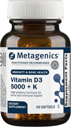 Metagenics Vitamina D3 + K - para la salud de las arterias, apoyo i...