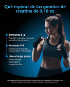 Inner Brightness Gomitas de monohidrato de creatina para hombres y...