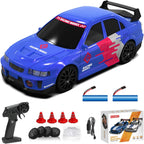 KAIMIO Coche de deriva a control remoto a escala 1:24 4WD 2.4GHz 30...
