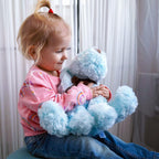 WEIGEDU Peluches de Peluche para Perros Cachorros Peludos, 11,8 Pul...