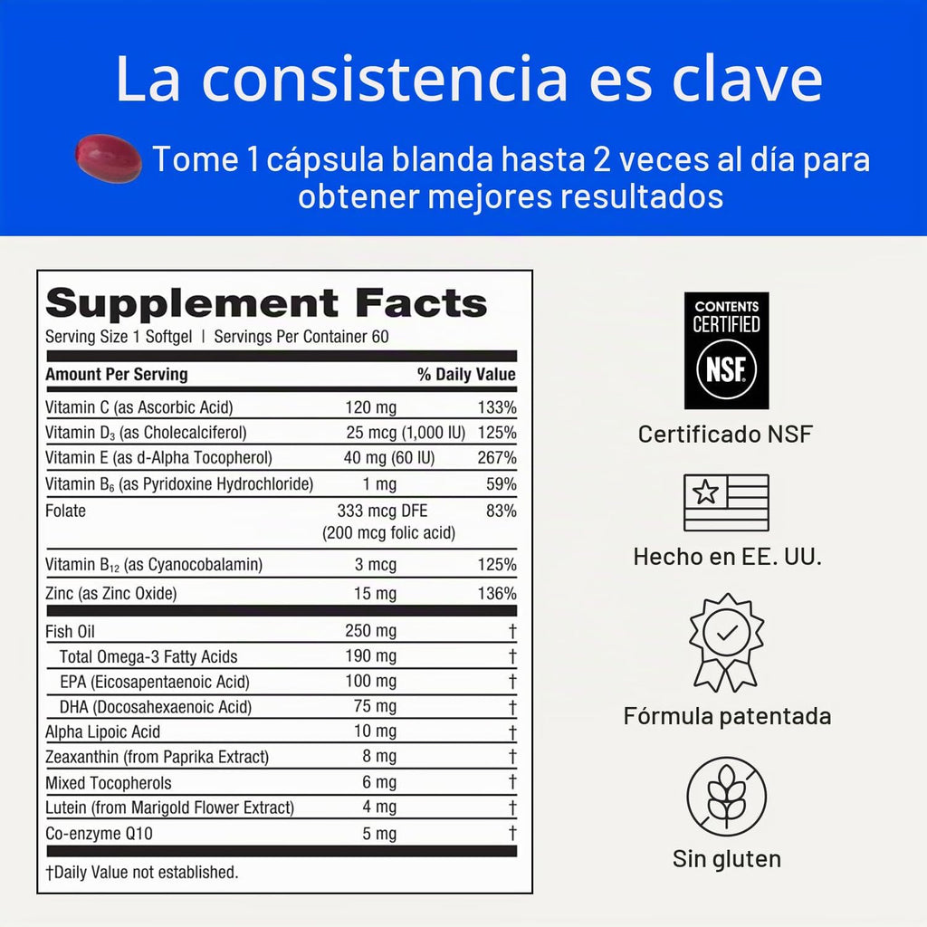 eyepromise restaurar Suplemento \u2013 Complete macular Salud Fórmu...