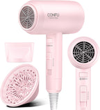 Secador de pelo con difusor, secador de pelo CONFU para mujeres, se...