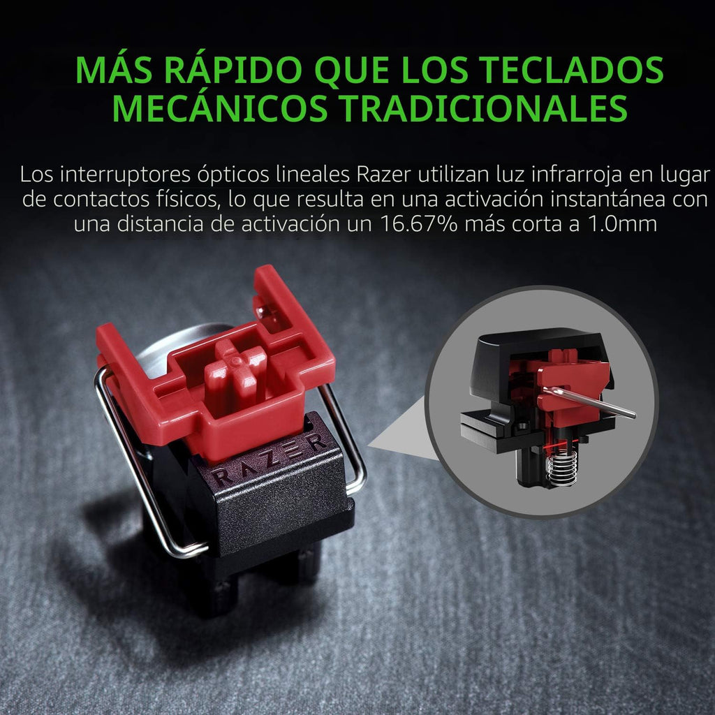 Razer Huntsman Mini Teclado 60% para juegos, interruptores ópticos...