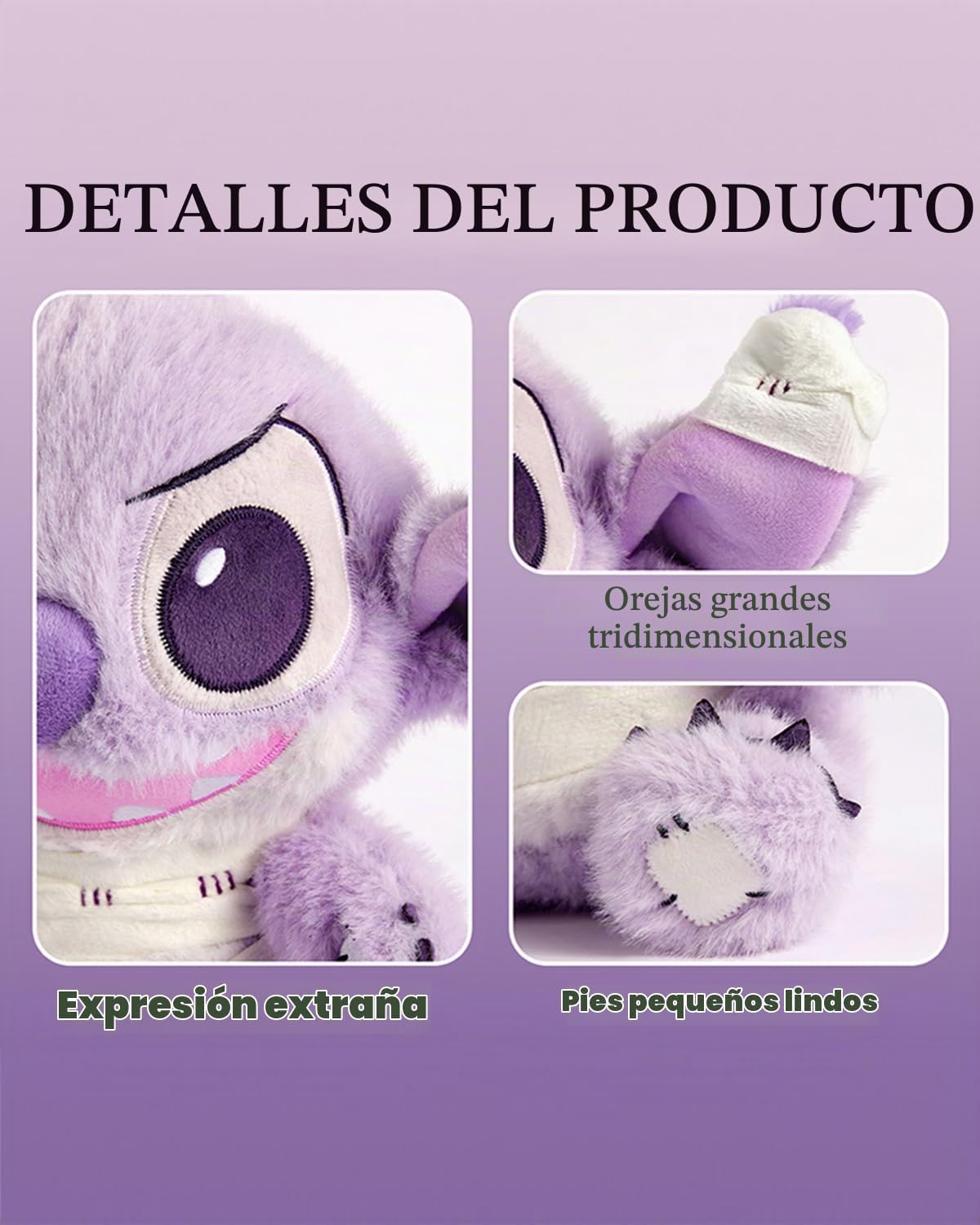 MINISO Disney Stitch Halloween Plush, juguete de peluche de momia d...