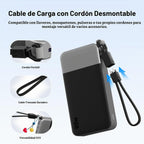 Cargador portátil NOBIS 20000mAh 90W Power Bank con cable desmontab...