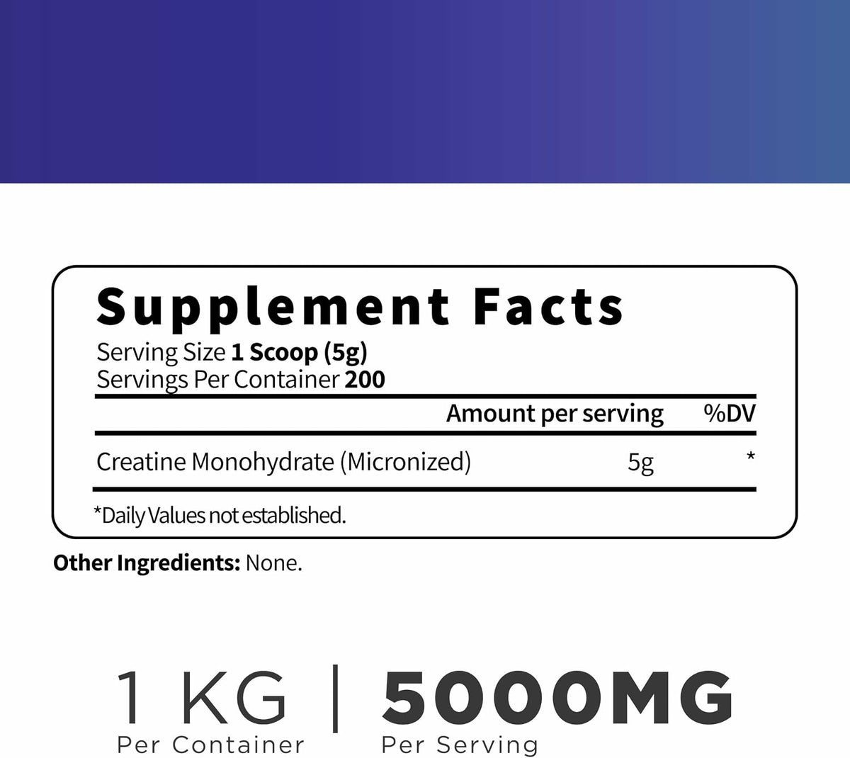Type Zero Monohidrato de creatina (sin sabor) 2.2 lbs, micronizado,...