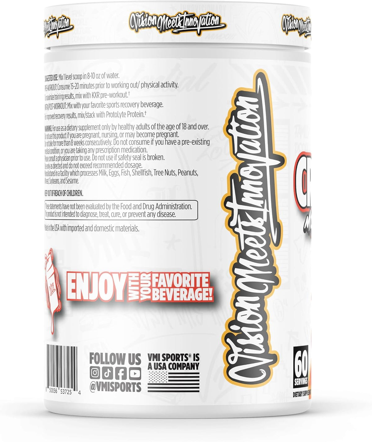VMI Sports Monohidrato de creatina en polvo masa muscular \u2013 Fu...