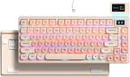 Teclado mecánico Womier SK80 75% Foundation con pantalla multimedia...