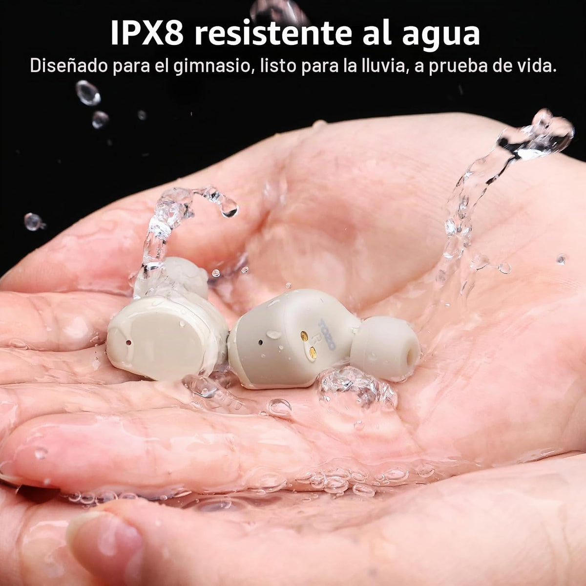 Auriculares inalámbricos TOZO T6 con sonido estéreo Bluetooth 5.3,...