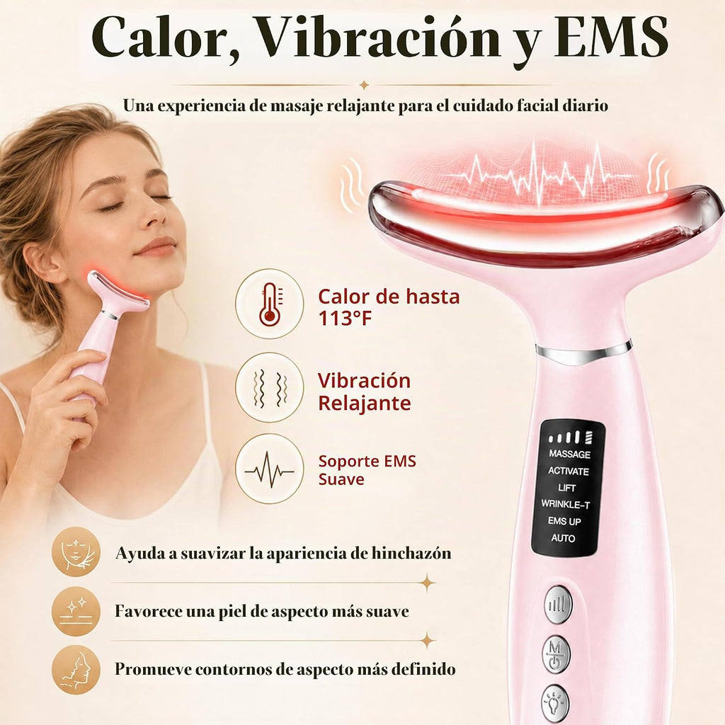 GIHWRRI Herramienta de escultura facial de 7 colores, terapia de lu...