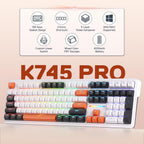 Redragon K745 PRO Teclado inalámbrico para juegos RGB con junta de...