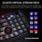 CORSAIR Vanguard 96 Teclado mecánico con cable para juegos - Negro...