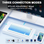 AULA F75 Pro Teclado mecánico inalámbrico, teclado personalizado in...
