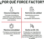 Force Factor Gomitas de monohidrato de creatina, certificado NSF |...