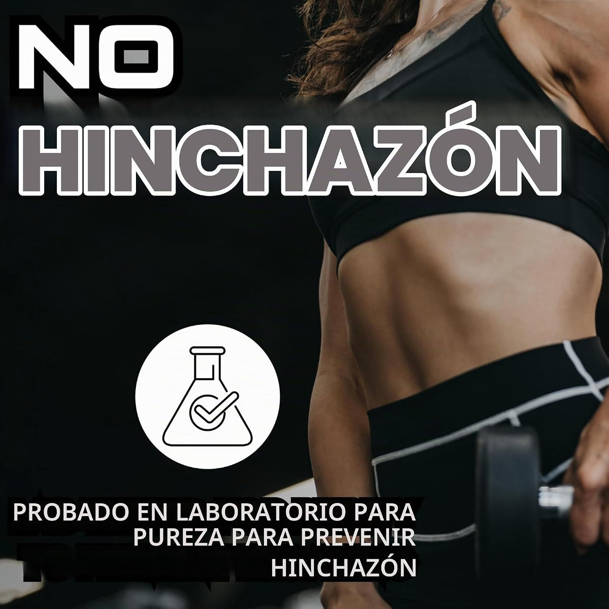 Bucked Up Monohidrato de creatina micronizada pura para mujeres y h...
