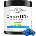 Muscle Feast Creapure Creatine Monohidrato en polvo, Frambuesa Azul...