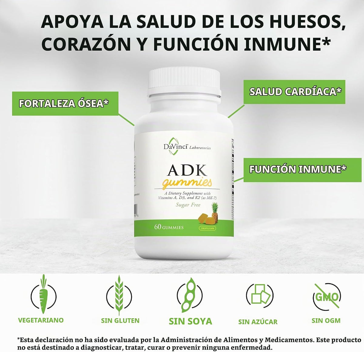 DAVINCI Labs ADK Gummies \u2013 Ayuda a apoyar la salud ósea y la r...
