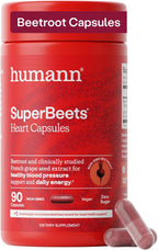 Humann SuperBeets Cápsulas de raíz de remolacha de liberación rápid...