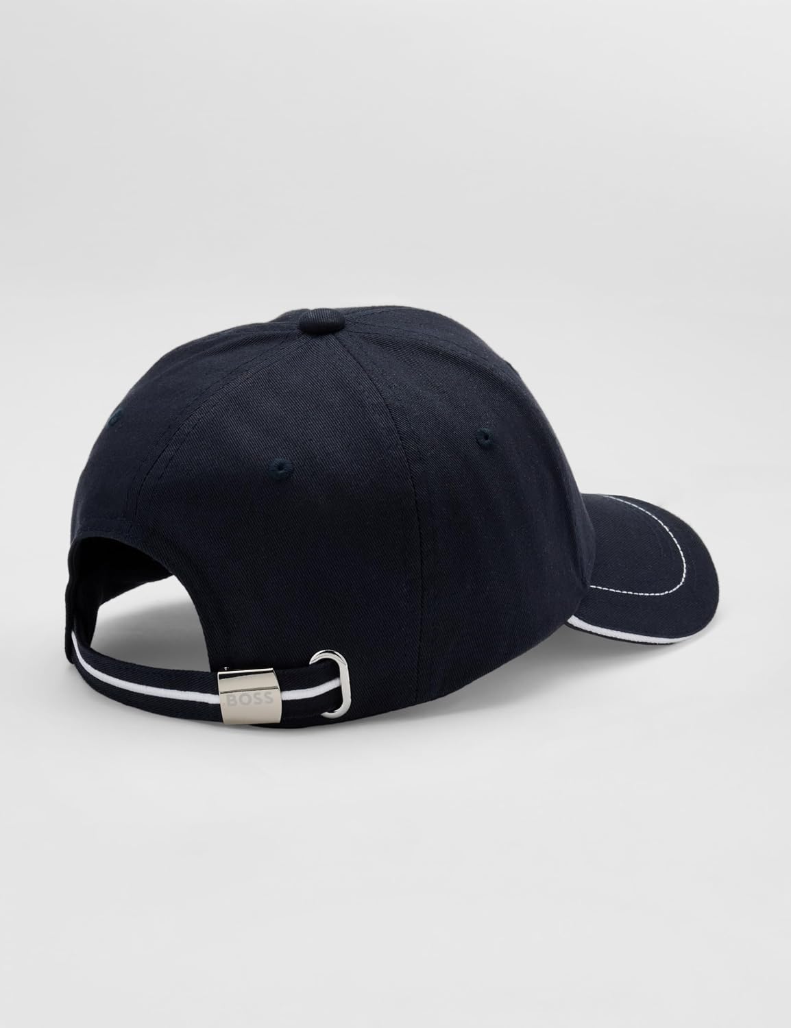 Gorra de sarga con logotipo audaz de BOSS para hombre