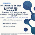 Metagenics Vitamina D3 + K - para la salud de las arterias, apoyo i...