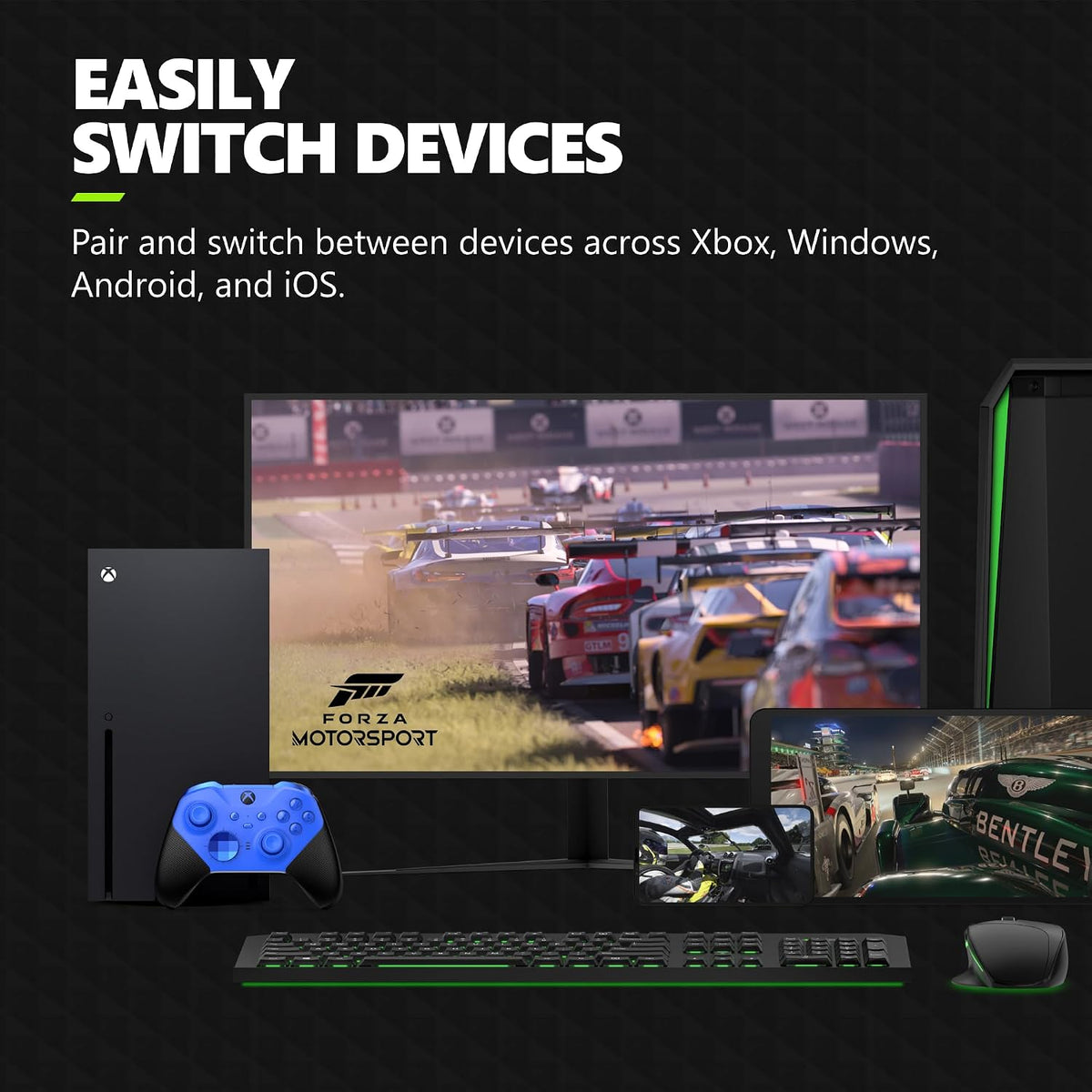 Controlador de juegos inalámbrico Xbox Elite Series 2 Core \u2013 B...