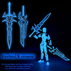 SkyBody Titan 13 - Juego de figuras de acción, robot impreso en 3D,...