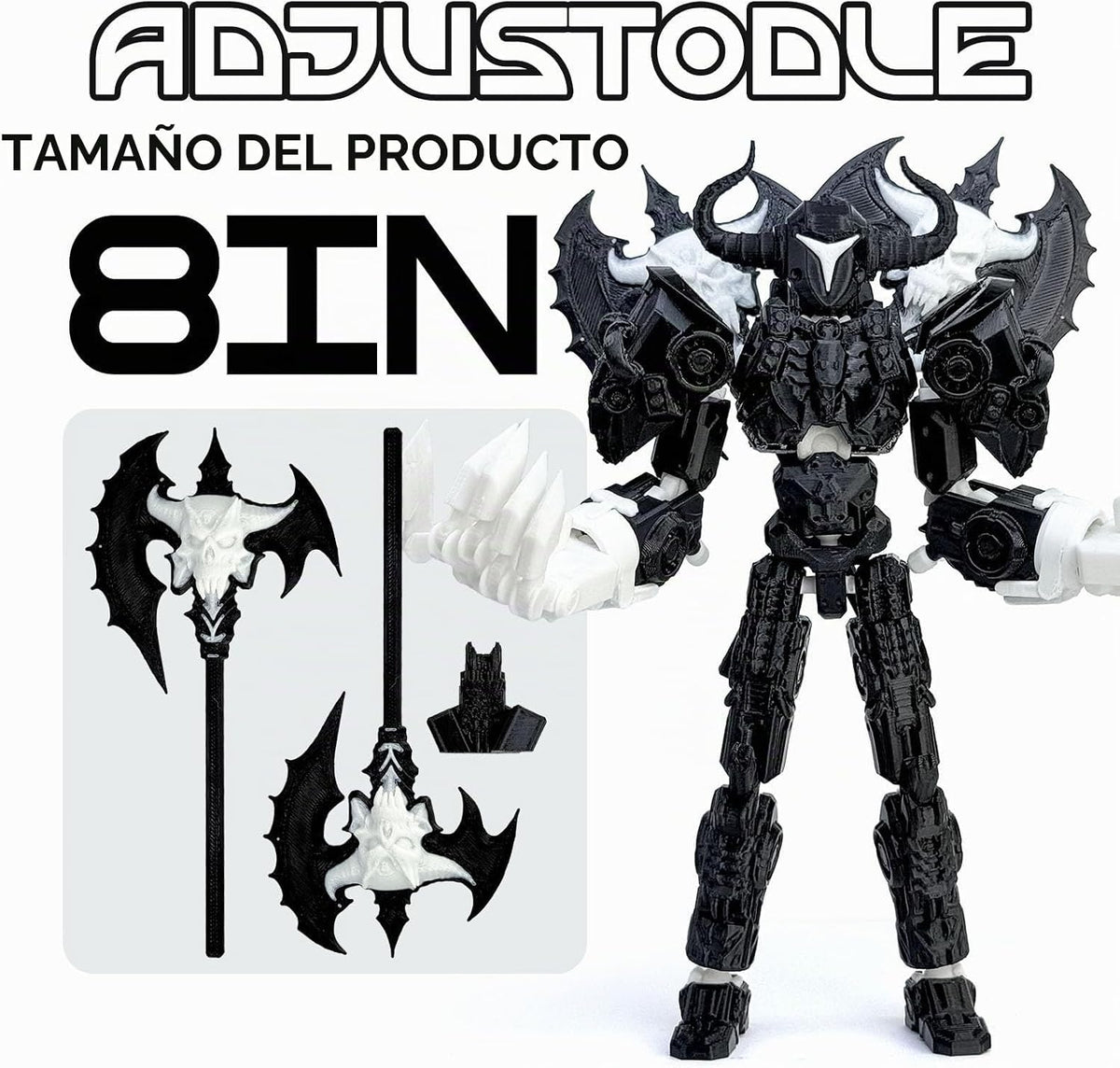 Binvin Figura de acción completada de la asamblea del robot 13 de 8...