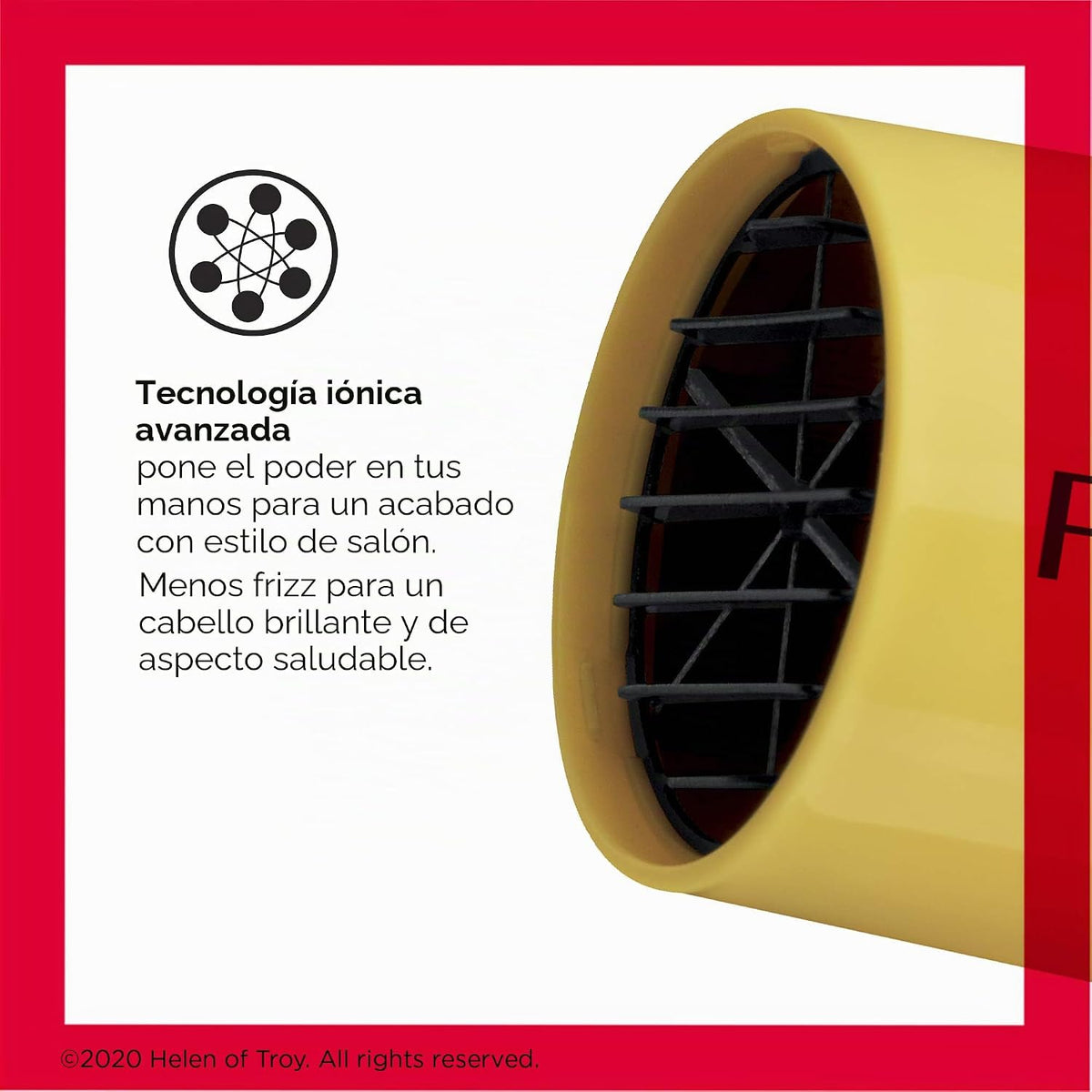 REVLON - Secador de pelo compacto iónico de viaje, 1875 vatios, ama...