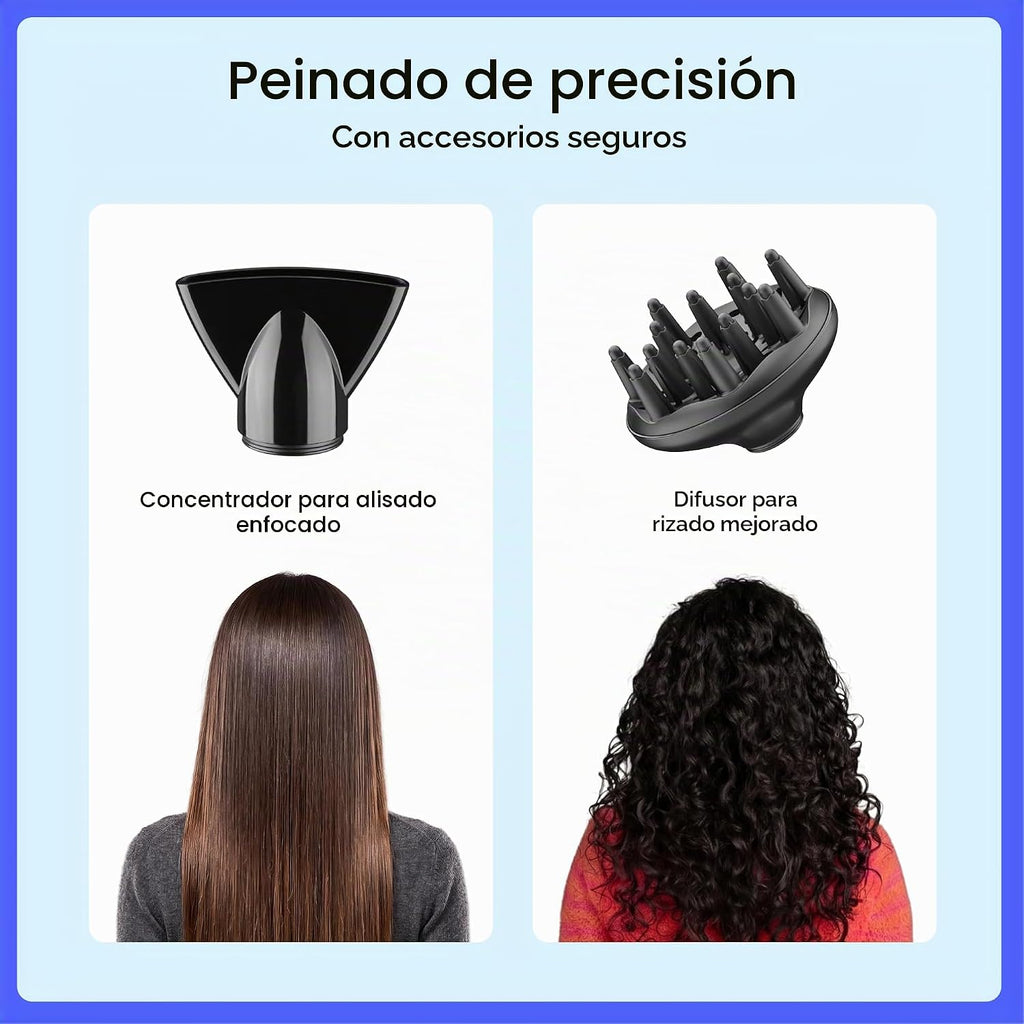 Conair InfinitiPRO Secador de pelo con difusor y concentrador, 1875...