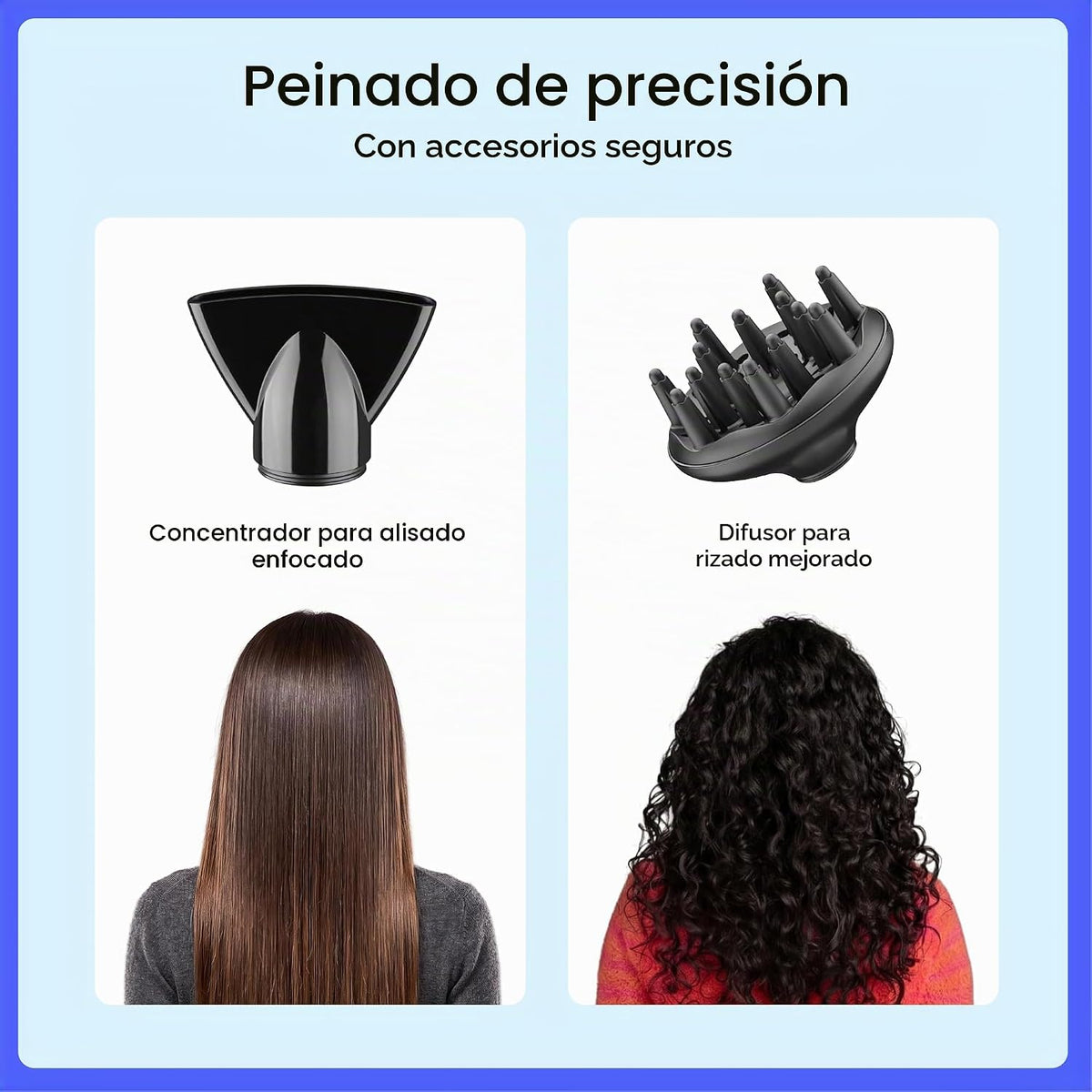 Conair InfinitiPRO Secador de pelo con difusor y concentrador, 1875...