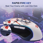 Redragon M612AK PRO Ratón inalámbrico para juegos de anime Teclas d...
