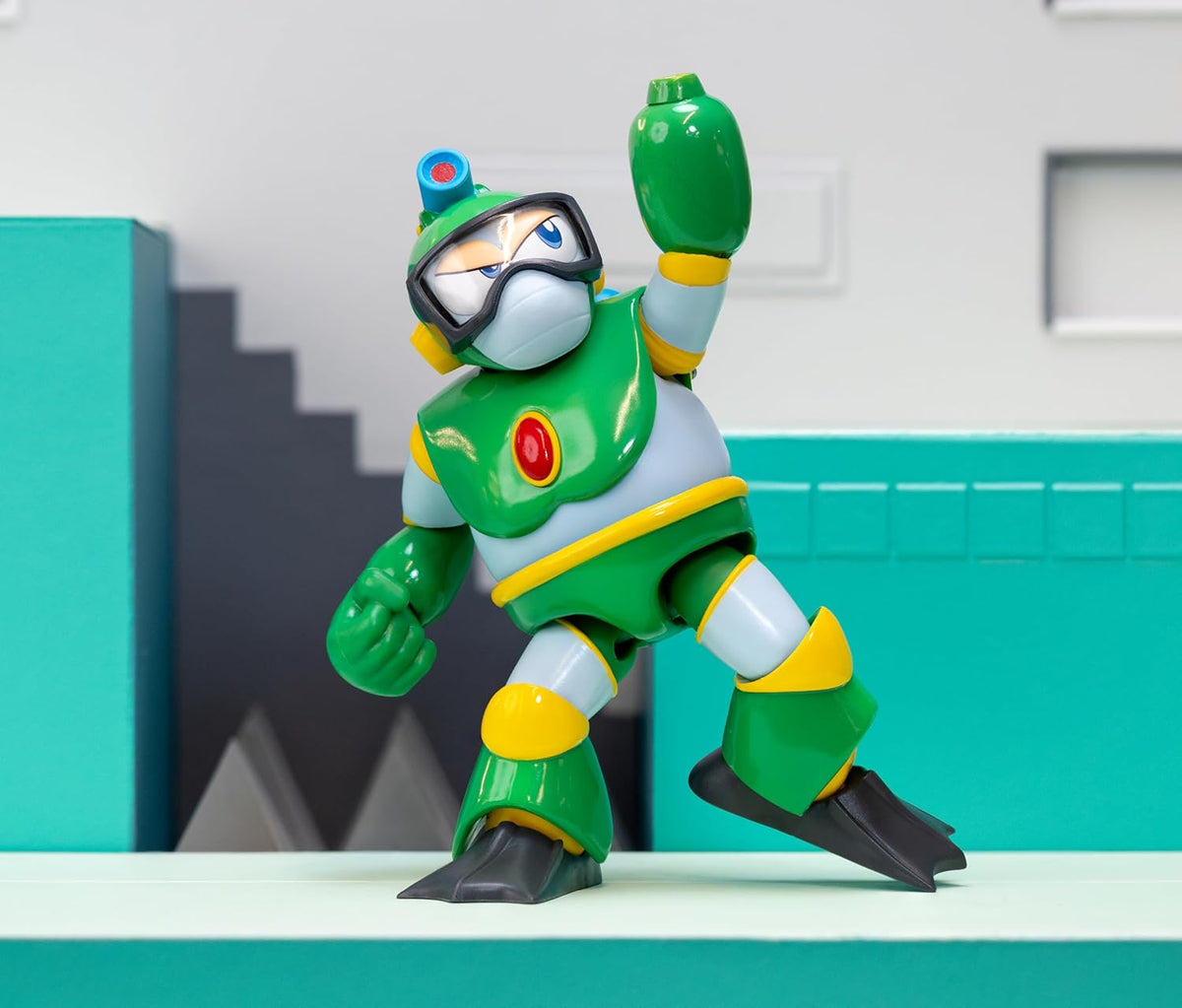 Jada Mega Man Wave 3 Bubble Man Figura de acción de juguete - Escal...