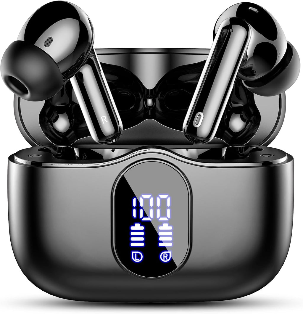 Auriculares inalámbricos, Bluetooth 5.4 Auriculares estéreo y llama...