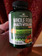 Multivitamínico de alimentos enteros para hombres, múltiples vitami...