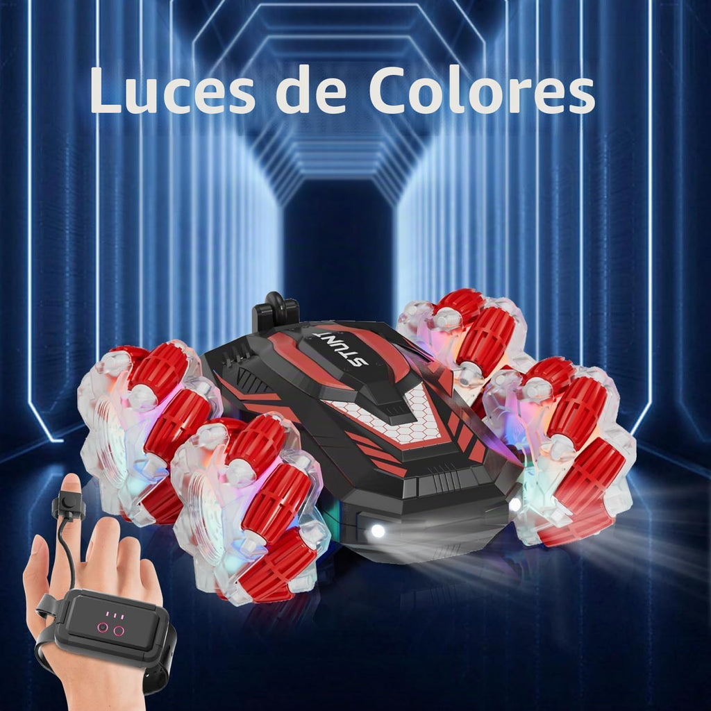 LOOZIX Auto de acrobacias RC con detección de gestos, auto a contro...