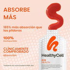 HealthyCell Suplemento líquido diario Eye Health - 30 paquetes de g...