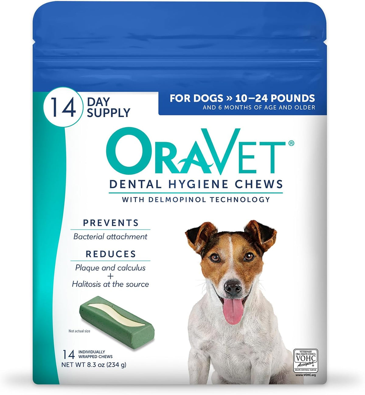 OraVet Masticables de higiene dental para perros pequeños de 10 a 2...