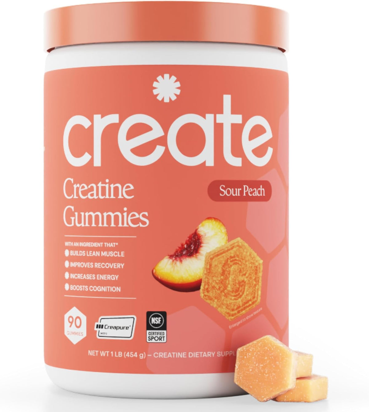 Create Gomitas de monohidrato de creatina para mujeres y hombres, m...